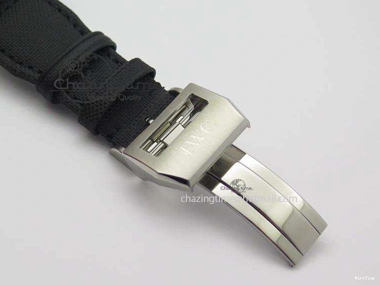 MIROTIME 0321 EasyCare Pilot Chrono IW388001 Real Ceramic ZF 1:1 Best Edition On Black Nylon Strap A 7279